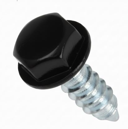 14A X 3/4 UNSL HWH SMS ZINC PT.#18 BLACK